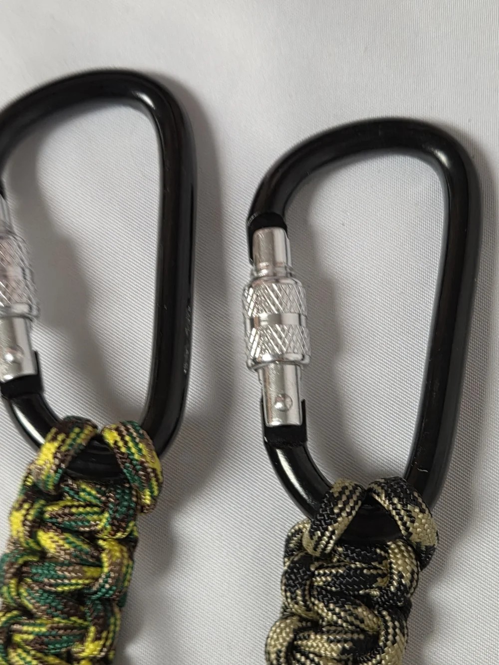 Handmade paracord keychains